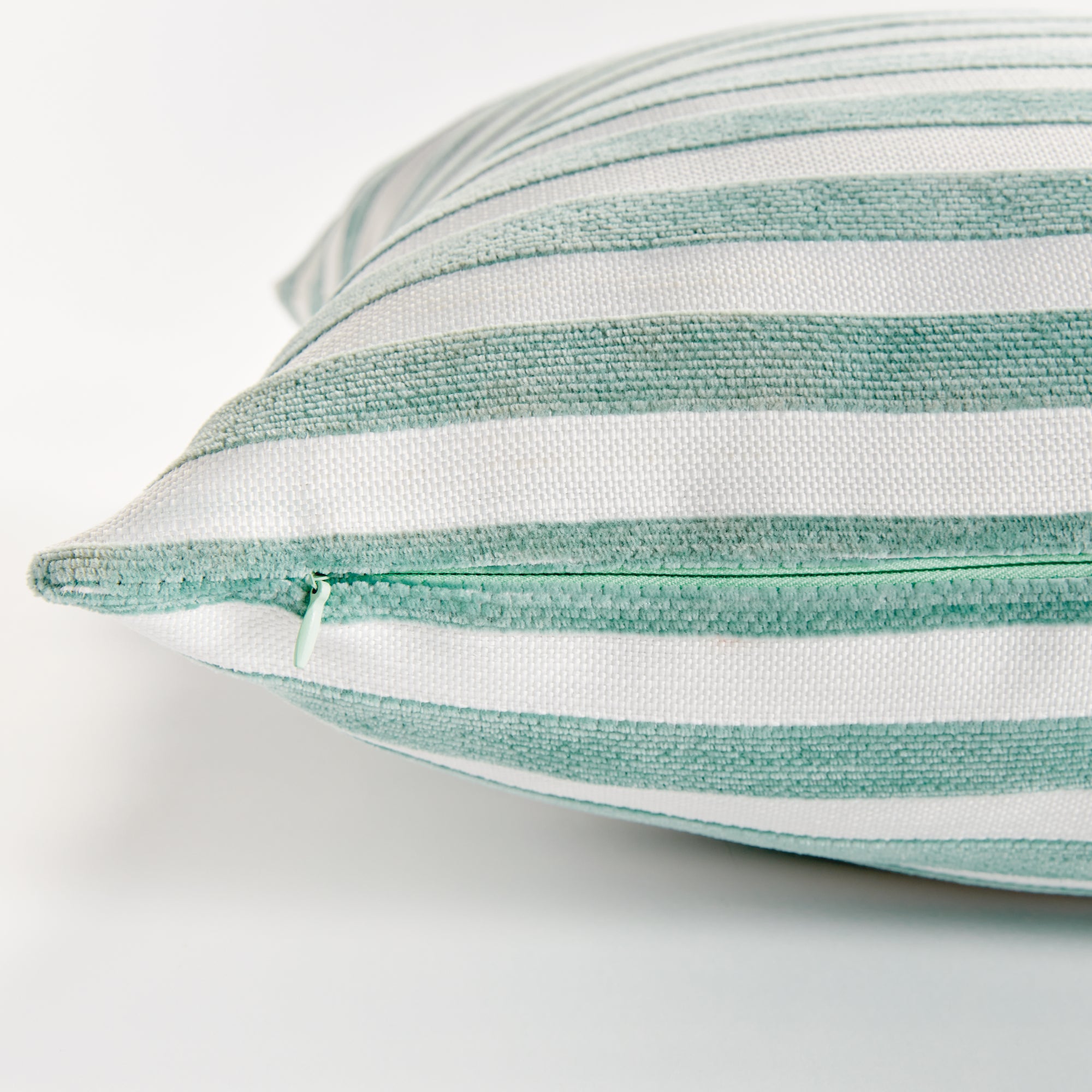 Gideon Square Indoor-Outdoor Pillow Seafoam