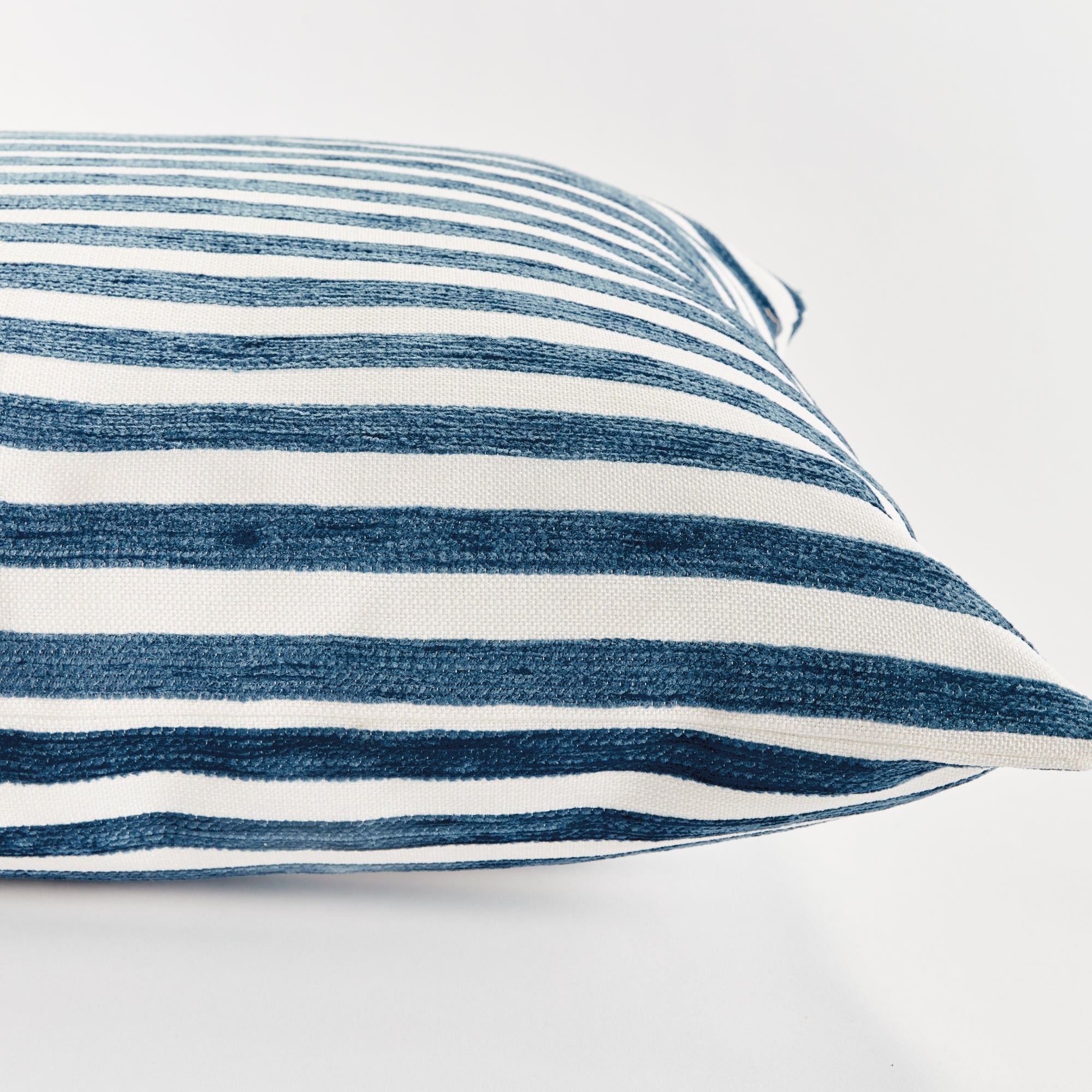 Gideon Square Indoor-Outdoor Pillow Blue