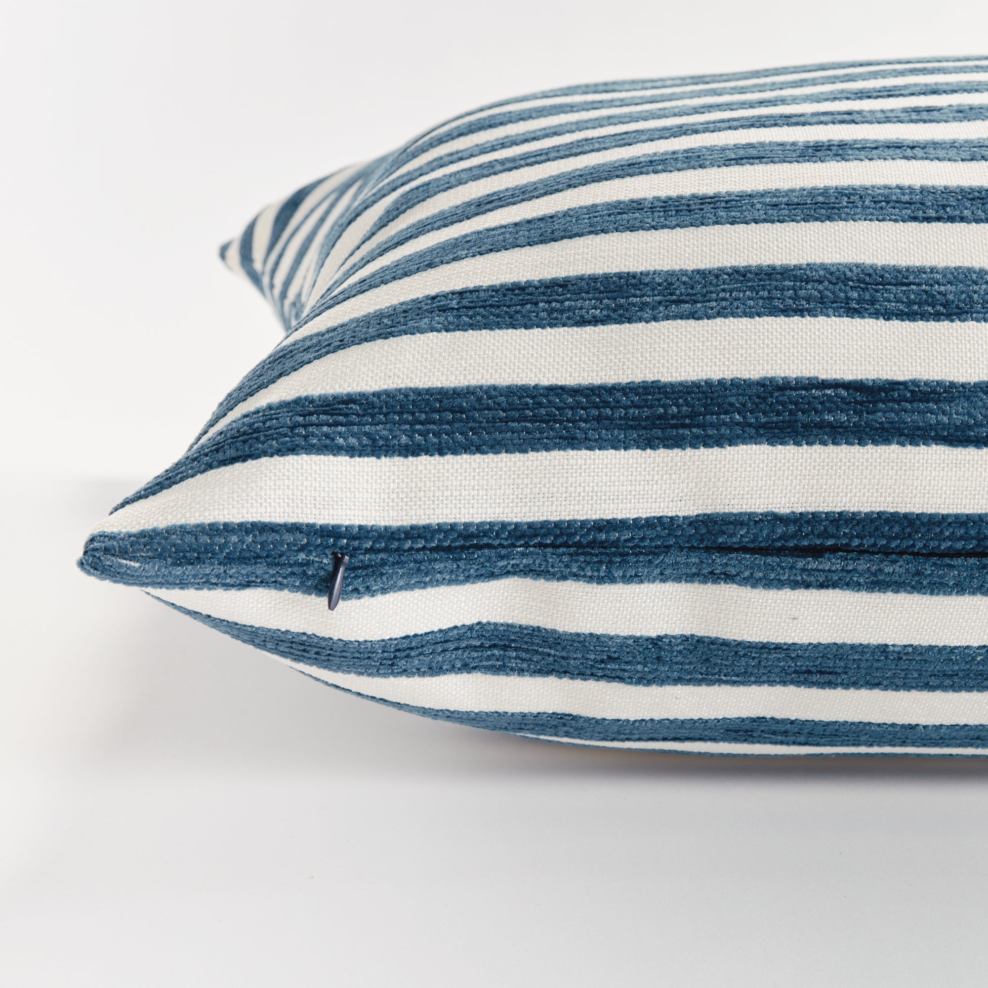 Gideon Square Indoor-Outdoor Pillow Blue