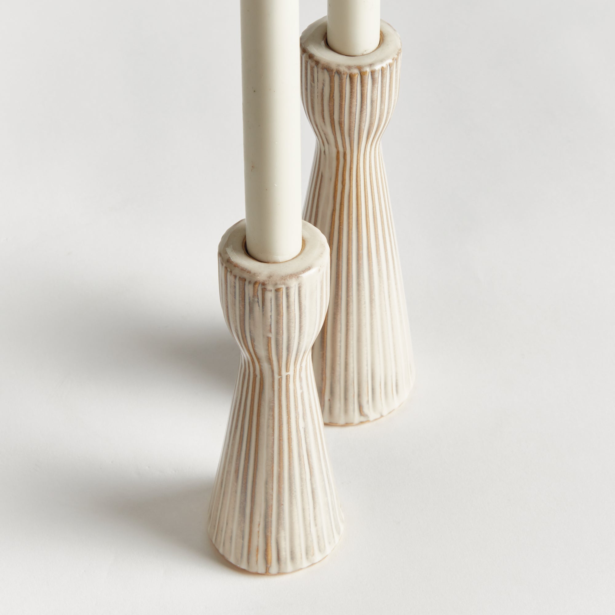 Lesley Taper Holders, Set Of 2