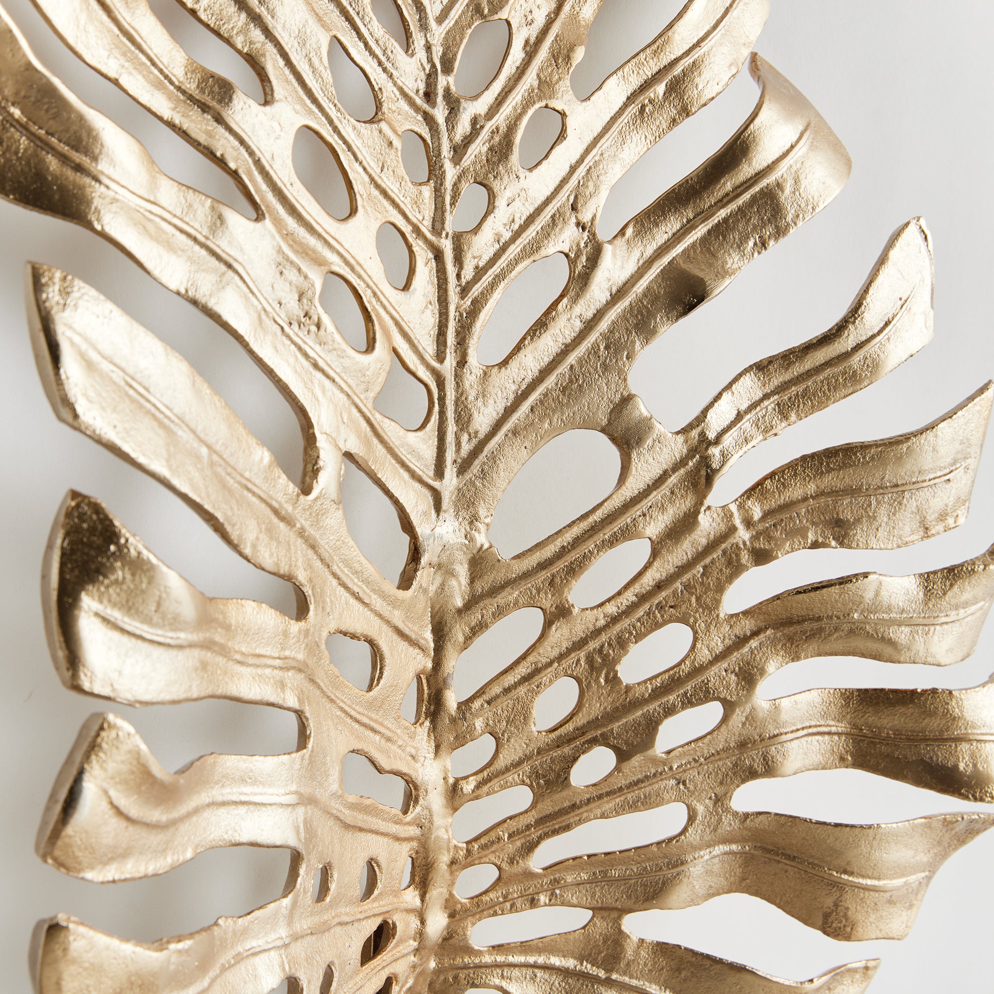 Monstera Wall Art Small Gold