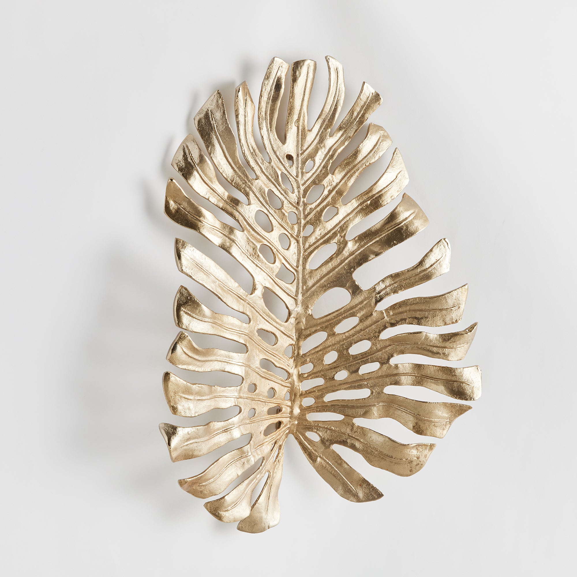 Monstera Wall Art Small Gold