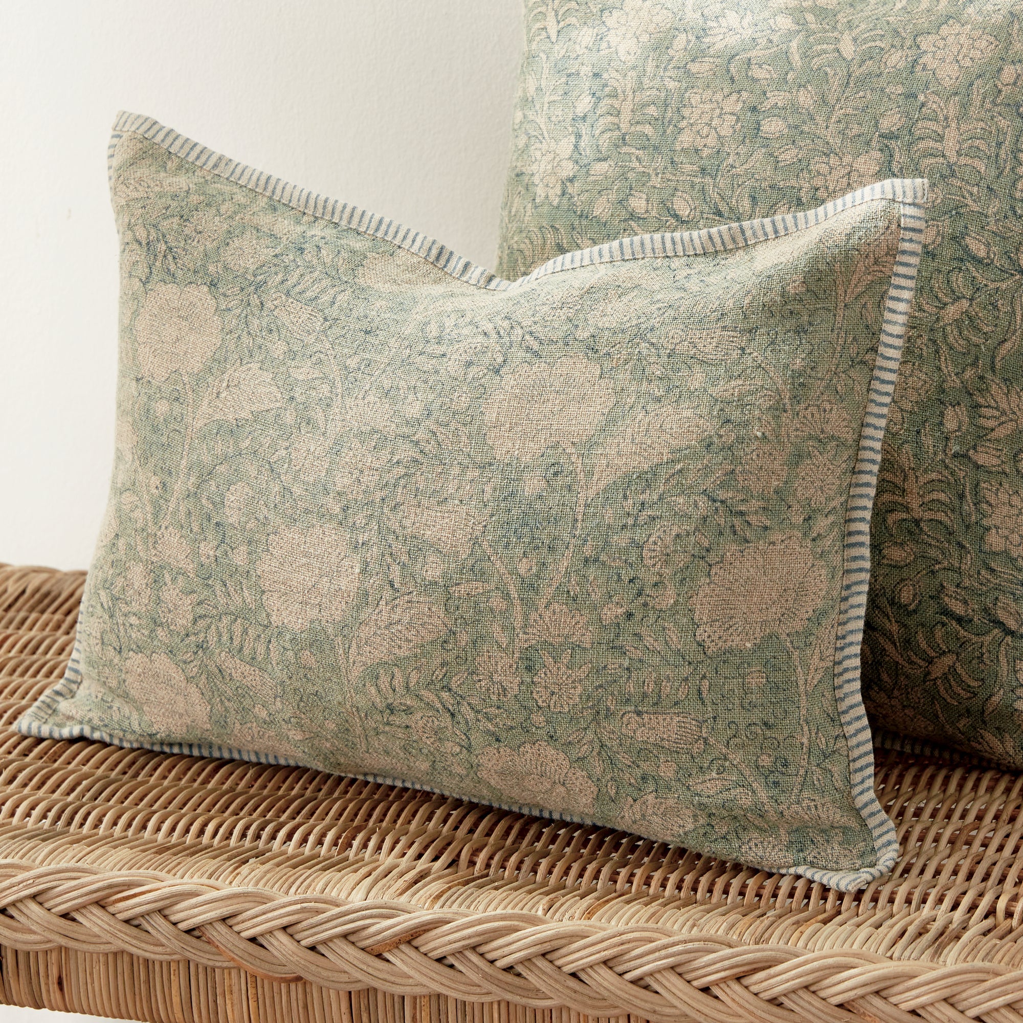 Pascaline Lumbar Pillow Blue